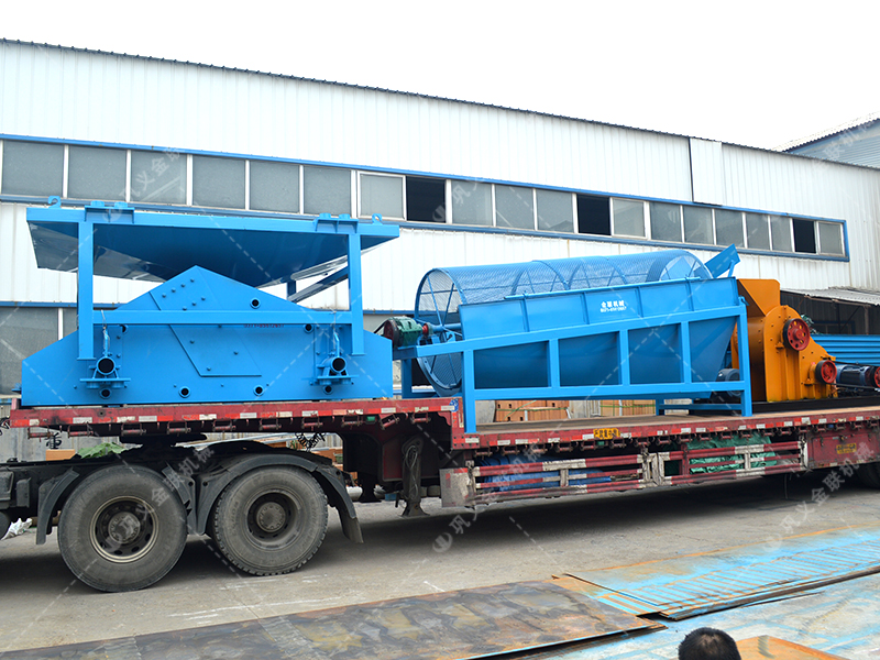 86雙級粉碎機生產線發貨圖片_發往廣西百色_破碎篩分金礦石 86雙級粉碎機生產線發貨圖片_發往廣西百色_破碎篩分金礦石